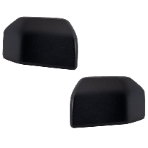 Driver and Passenger Side Mirror Covers, Textured Black