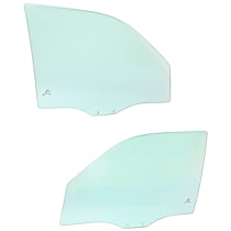Front, Driver and Passenger Side Door Glass, 4-Door, Sport Utility, Green Tint, DD11259 GTNN, DD11260 GTNN