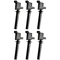 Ignition Coils, Set Of 6, 6 Cylinder, 3.0 Liter Engine, Direct Ignition