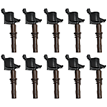 Ignition Coil, Set of 10, 8 Cyl 4.6L