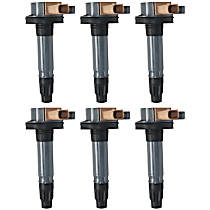 Ignition Coil, Set of 6, 6 Cyl 3.5L