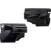 Driver and Passenger Side Cab Corner, Extended Cab Pickup (Super Cab)