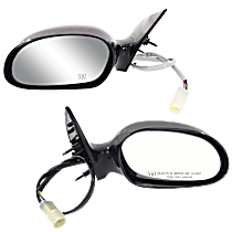 Driver and Passenger Side Mirrors, Power, Non-Folding, Heated, Paintable, No Signal Light, No Memory, No Puddle Light, No Auto-Dimming, No Blind Spot Feature