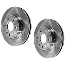 Front Brake Disc, Plain Surface, Vented, 6 Lugs, 325.12 mm