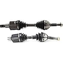Front, Driver and Passenger Side Axle Assembly, Four Wheel Drive, Without High Wider Package (Zr2), New, 4WD