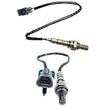 Before and After Catalytic Converter Oxygen Sensors, 4-wire, Female Connector Gender