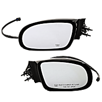 Driver and Passenger Side Mirrors, Power, Manual Folding, Heated, Paintable, Without Signal Light, Without memory, Without Puddle Light, Without Auto-Dimming, Without Blind Spot Feature
