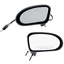 Driver and Passenger Side Mirror, Manual Adjust, Non-Heated, Non-Folding, Paintable, No Signal Light, No Memory, No Puddle Light, No Auto-Dimming, No Blind Spot Feature