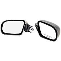 Driver and Passenger Side Mirrors, Power, Non-Folding, Non-Heated, Paintable, No Signal Light, No Memory, No Puddle Light, No Auto-Dimming, No Blind Spot Feature