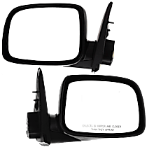 Driver and Passenger Side Mirrors, Power, Manual Folding, Heated, Paintable, No Signal Light, No Memory, No Puddle Light, No Auto-Dimming, No Blind Spot Feature