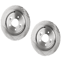 Rear Brake Disc, Plain Surface, Solid, 5 Lugs, 313.94 mm