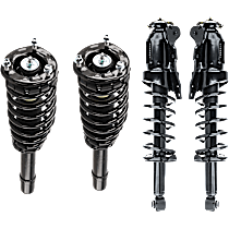 Front and Rear, Driver and Passenger Side Fully Loaded Strut