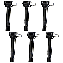 Ignition Coil, Set of 6, 6 Cyl 3.5L
