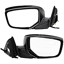 Driver and Passenger Side, Mirrors, Power, Heated, Manual Folding, Paintable, without Signal Light, without Memory, without Puddle Light, without Auto-Dimming, without Blind Spot Feature