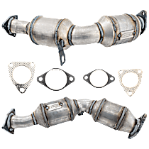 Driver and Passenger Side Catalytic Converters, Federal EPA Standard, 46-State Legal (Cannot ship to CA, CO, NY or ME)