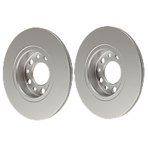 Rear Brake Disc, Plain Surface, Solid, 5 Lugs, 278 mm, BRF, Latitude, 2.4L 4Cyl