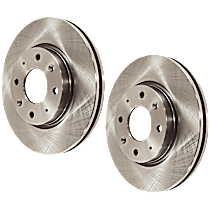Front Brake Disc, Plain Surface, Vented, 4 Lugs, 275.08 mm, SX, 2.0L 4Cyl