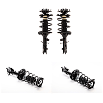 Front and Rear, Driver and Passenger Side Fully Loaded Strut