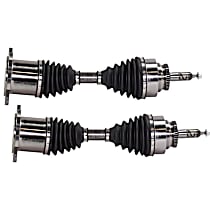 Front, Driver and Passenger Side Axle Assembly, Four Wheel Drive