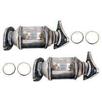 Front, Driver and Passenger Side Catalytic Converter, 4.3L 8Cyl, Federal EPA Standard, 46-State Legal (Cannot ship to CA, CO, NY or ME), 0, Direct JC Whitney Series