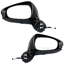 Driver and Passenger Side Mirrors, Power, Manual Folding, Heated, Paintable, In-housing Signal Light, With memory, With Puddle Light, Without Auto-Dimming, Without Blind Spot Feature
