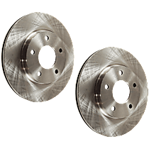Front Brake Disc, Plain Surface, Vented, 5 Lugs, 276 mm, With Rear Disc Brake, 2.0L 4Cyl