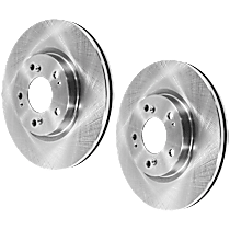 Front Brake Disc, Plain Surface, Vented, 5 Lugs, 293.88 mm