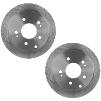 Rear Brake Disc, Plain Surface, Solid, 5 Lugs, 261.11 mm