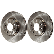 Front Brake Disc, Plain Surface, Vented, 5 Lugs, 298.45 mm, 3.7L 6Cyl