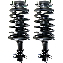 Front, Driver and Passenger Side Bare Struts