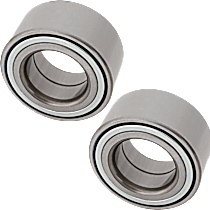 Front, Driver and Passenger Side Wheel Bearing, Set of 2