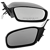 Driver and Passenger Side Mirror, Convertible, Power Adjust, Non-Heated, Paintable, Non-Folding, No Signal Light, No Blind Spot Feature, No Memory, No Puddle Light, No Auto-Dimming