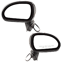 Driver and Passenger Side Mirror, Power Adjust, Heated, Paintable, Manual Folding, No Signal Light, No Blind Spot Feature, No Memory, No Puddle Light, No Auto-Dimming