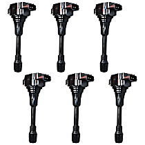 Ignition Coil, Set of 6, 4 Cyl 2.0L