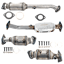 Front and Rear, Driver and Passenger Side Catalytic Converter, 4.0L 6Cyl, Federal EPA Standard, 46-State Legal (Cannot ship to CA, CO, NY or ME), 0, Direct JC Whitney Series
