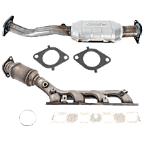 Front and Rear, Driver Side Catalytic Converters, Federal EPA Standard, 46-State Legal (Cannot ship to CA, CO, NY or ME), 5.6L Engine
