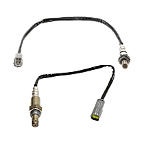 Before and After Secondary Catalytic Converter Oxygen Sensor, B1S3; California-Esv, Set of 2, 4-wire, 4 Cyl 2.5L