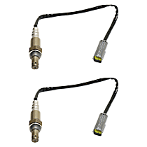 Before Catalytic Converter, Driver or Passenger Si Oxygen Sensor, VR38DETT Engine, FI, Turbocharged, GAS, Set of 2, 4-wire, 6 Cyl 3.8L - Before Catalytic Converter, Driver or Passenger Side
