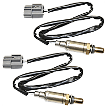 Before Catalytic Converter, Front and Rear Oxygen Sensor, Set of 2, 3-wire, 6 Cyl 3.0L