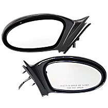 Driver and Passenger Side Mirrors, Power, Manual Folding, Heated, Paintable, No Signal Light, No Memory, No Puddle Light, No Auto-Dimming, No Blind Spot Feature