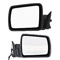 Driver and Passenger Side Mirror, Power Adjust, Non-Heated, Paintable, Non-Folding, No Signal Light, No Blind Spot Feature, No Memory, No Puddle Light, No Auto-Dimming