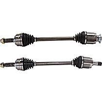 Front, Driver and Passenger Side Axle Assembly, New, 3.5L 6Cyl