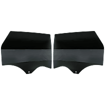 Rear, Driver and Passenger Side Door Glasses, Gray Tint Privacy, Replaces NAGS No. DD12955YPN, DD12956YPN