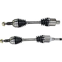 Front, Driver and Passenger Side Axle Assembly, 1st Design, New, 2.4L 4Cyl