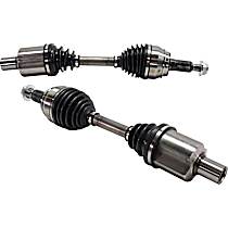 Front, Driver and Passenger Side Axle Assembly, With Heavy Duty Suspension (FE7), New