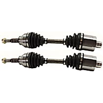 Front, Driver and Passenger Side Axle Assembly, Automatic Transmission