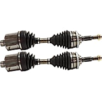 Front, Driver and Passenger Side Axle Assembly - New Set of 2