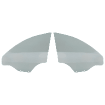 Front, Driver and Passenger Side Door Glass, Green Tint, DD11498GTN, DD11499GTN