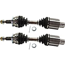 Front, Driver and Passenger Side Axle Assembly, Four Wheel Drive, From 09/12/2000, New, 4WD