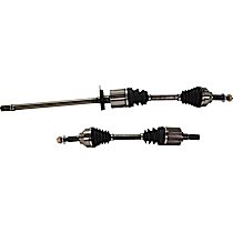 Front, Driver and Passenger Side Axle Assemblies, Front Wheel Drive, For Models with Automatic CVT